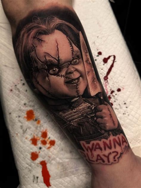 chucky tattoos|chucky tattoos for men.